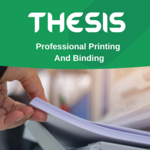 Thesis Printing and Binding