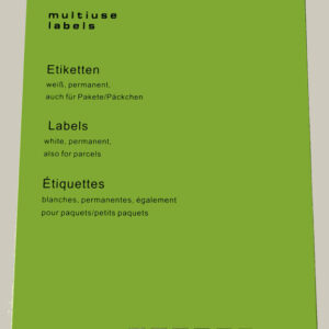 A4 Labels 21 Per Sheet 70mm X 42.3mm X 21 (100 sheets )