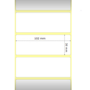 Compatible Zebra Thermal Label 102mm x 38mm (Core 25Mm) 1,790 Labels