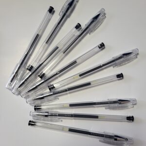 Gel Pen Black (10 Pack)