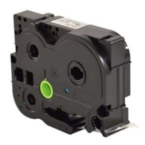 Compatible Brother TZ-741 / TZe-741 18mm Black on Green Tape