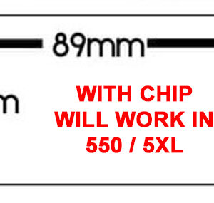 Compatible Dymo 99012 / S0722400 Labels, 260 labels/ 1 roll WITH CHIP