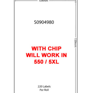 Compatible Dymo S0904980 Labels, WITH CHIP